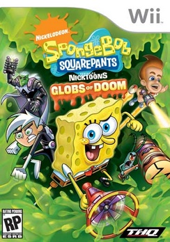 Spongebob Squarepants Nicktoons Globs Of Doom - Wii - Used