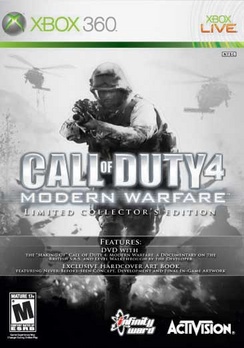 Call Of Duty: Modern Warfare Collectors Ed - XBOX 360 - Used