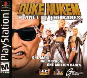 Duke Nukem: Land of the Babes - PlayStation - Used