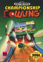 Championship Bowling - Sega Genesis - Used