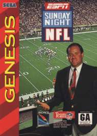 ESPN Sunday Night NFL - Sega Genesis - Used