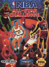 NBA All-Star Challenge - Sega Genesis - Used
