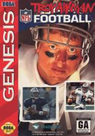 Troy Aikman NFL Football - Sega Genesis - Used