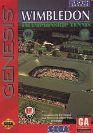 Wimbledon Championship Tennis - Sega Genesis - Used