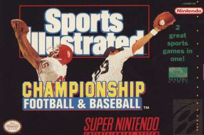Sports Illustrated Championship Football & Baseball - SNES - Used