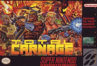 Total Carnage - SNES - Used