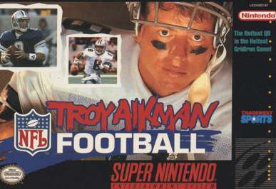 Troy Aikman NFL Football - SNES - Used