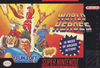 World Heroes - SNES - Used