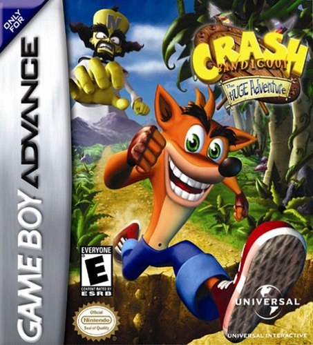 Crash Bandicoot: The Huge Adventure - GBA - Used