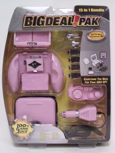 12 in 1 Big Deal Pak (pink) for GBA SP - Game Accessory - New