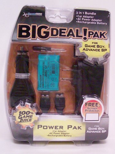 3 in 1 Big Deal Pack for GBA SP - Game Accessory - New