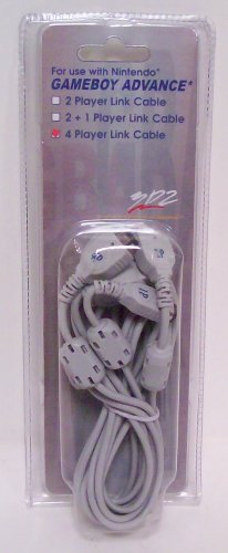 4 Player Link Cable for GBA and GBA SP - Game Accessory - New