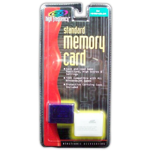Memory Card for N64 (dark blue) - Game Accessory - New