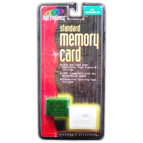 Memory Card for N64 (green) - Game Accessory - New