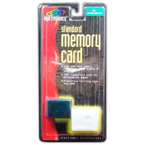 Memory Card for N64 (light blue) - Game Accessory - New