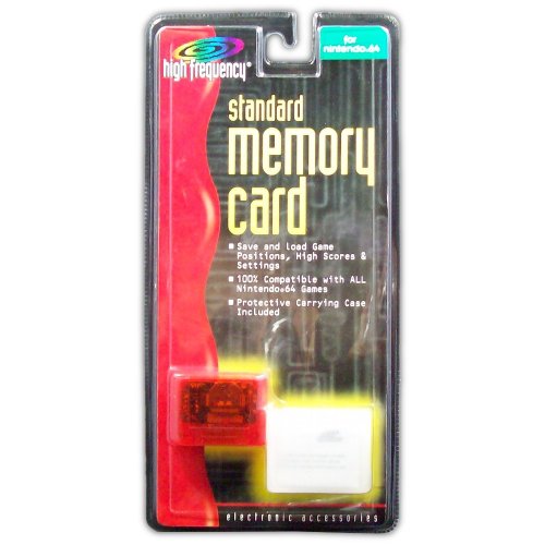 Memory Card for N64 (orange) - Game Accessory - New