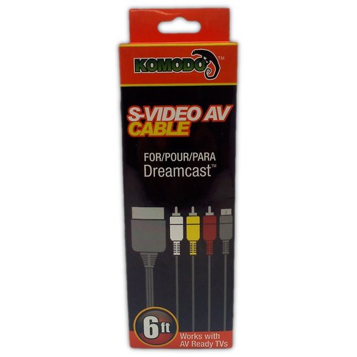 Komodo S-Video & AV Cable for Dreamcast - Game Accessory - New