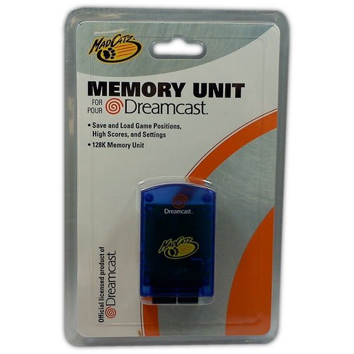 MadCatz Memory Unit for Dreamcast (Blue) - Game Accessory - New