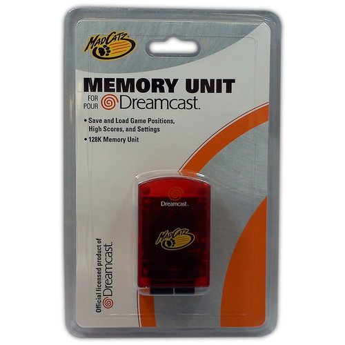 MadCatz Memory Unit for Dreamcast (Red) - Game Accessory - New