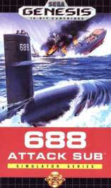 688 Attack Sub - Sega Genesis - Used