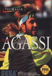 Andre Agassi Tennis - Sega Genesis - Used
