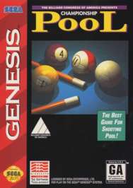 Championship Pool - Sega Genesis - Used