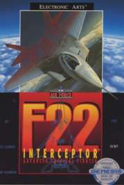 F-22 Interceptor - Sega Genesis - Used
