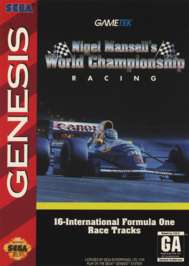 Nigel Mansell's World Championship Racing - Sega Genesis - Used