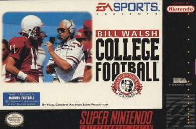 Bill Walsh College Football - SNES - Used
