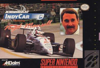 Newmann Haas' Indy Car featuring Nigel Mansell - SNES - Used