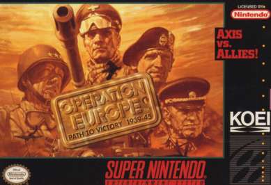 Operation Europe: Path to Victory 1939-45 - SNES - Used