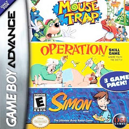 Mouse Trap / Operation / Simon - GBA - Used