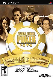 World Series of Poker: Tournament of Champions -- 2007 Edition - PSP - Used
