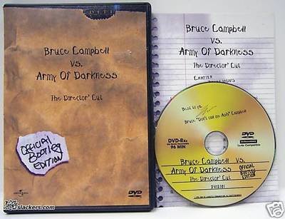 Army of Darkness The Director's Cut Official Bootleg Edition - DVD - Used