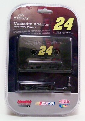 Nascar Cassette Tape Adapter 24 Jeff Gordon - Music Accessory - New