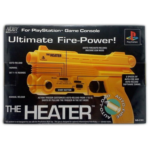 The Heater Light Gun for PlayStation - Game Accessory - New