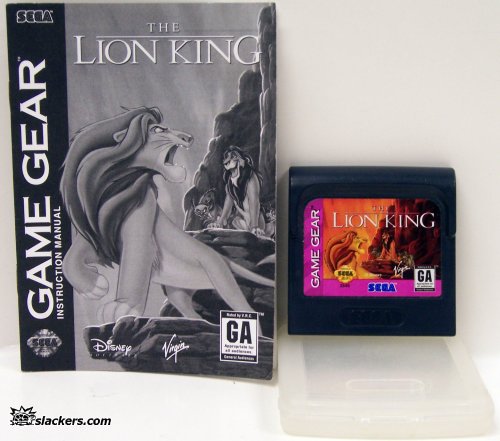 The Lion King with manual - Game Gear - Used