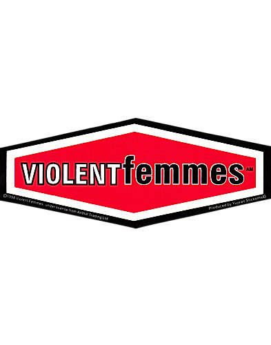 Violent Femmes Sticker - Red - New