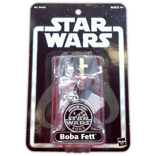 Star Wars Silver Anniversary Boba Fett Action Figure 2003 SDCC Exclusive - Action Figure - New