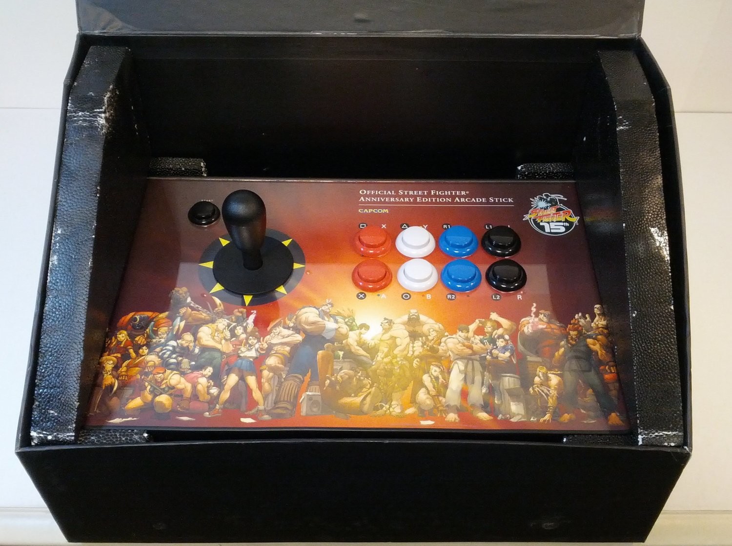 Street Fighter Anniversary Edition Arcade Stick for PS2 & Xbox - Game Accessory - Used