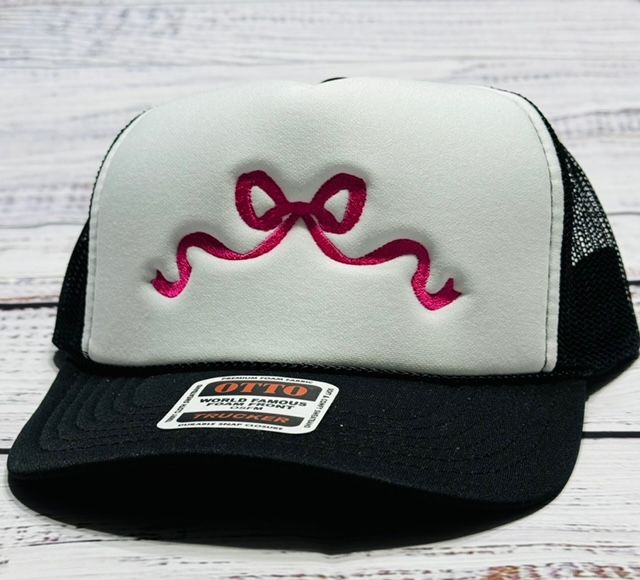Coquette Bow Foam Trucker Cap
