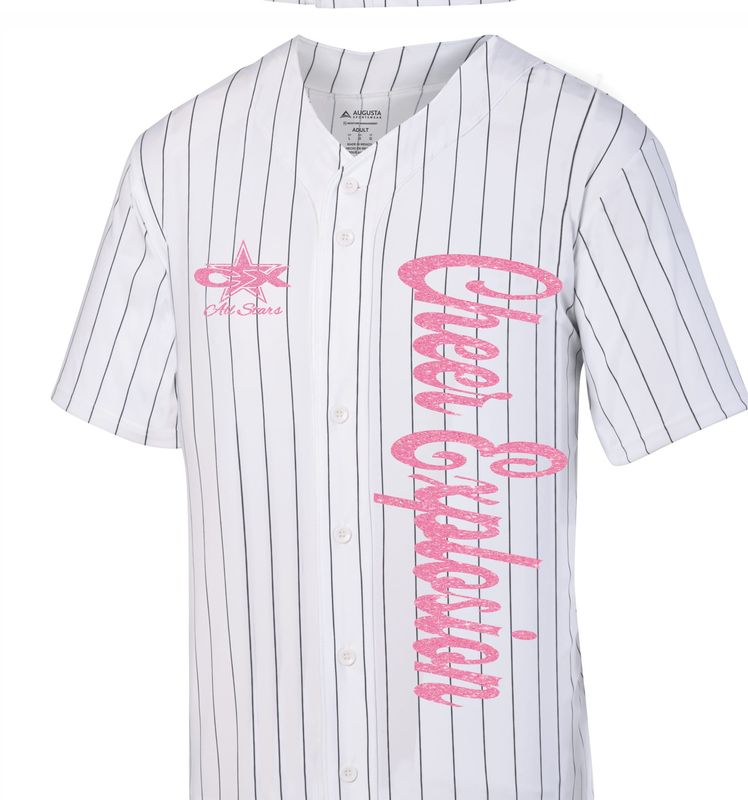 Cheer Explosion Full Button Baseball Jersey (CHEER EXPLOSION)