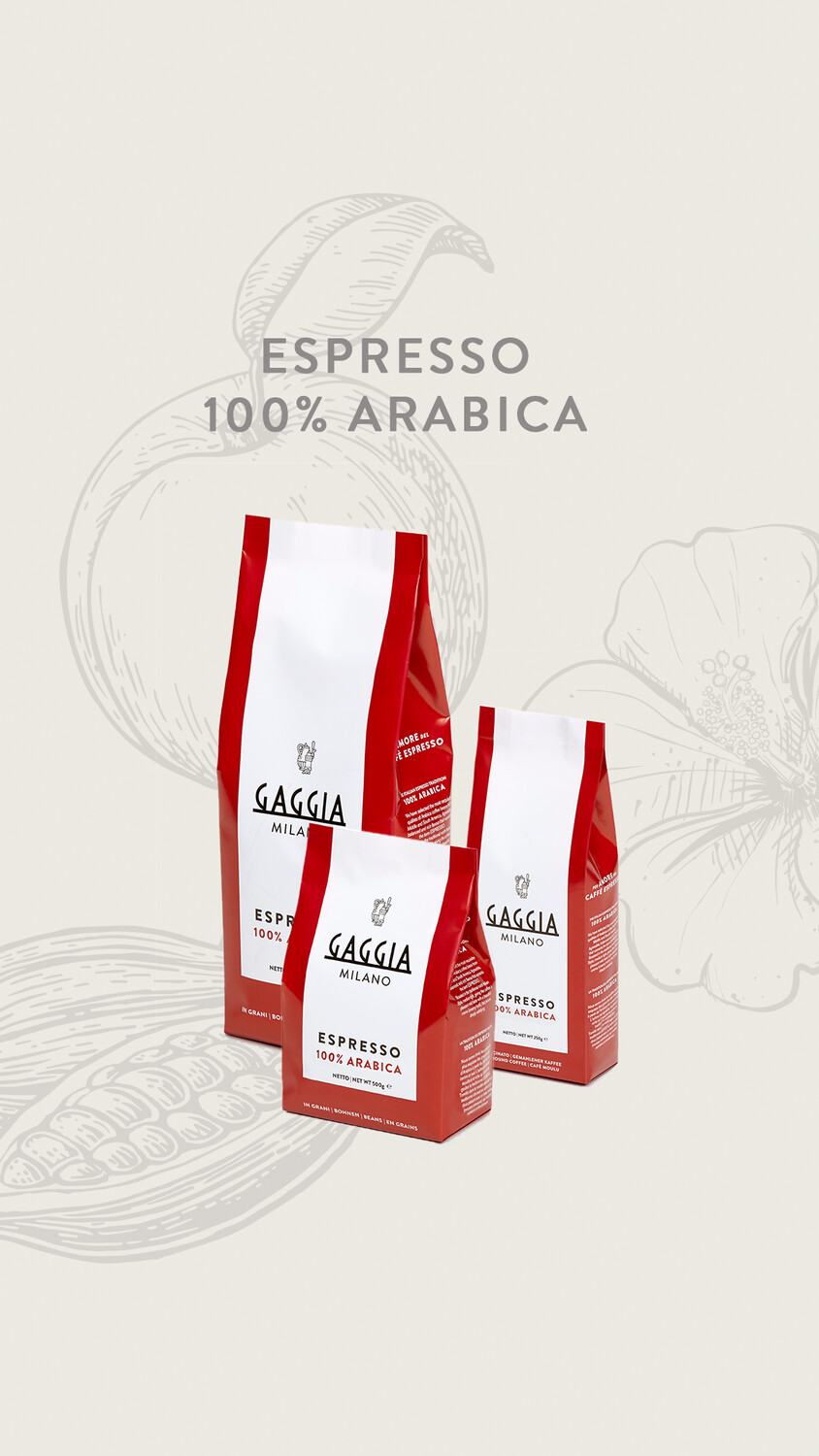 Gaggia Arabica Coffee Beans [NEW BLEND] 1Kg