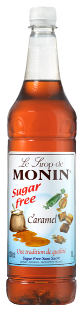 Monin Sugar Free Caramel Syrup 1 Ltr