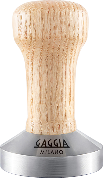 Gaggia Ash Wood Metal Tamper Black 57-58mm