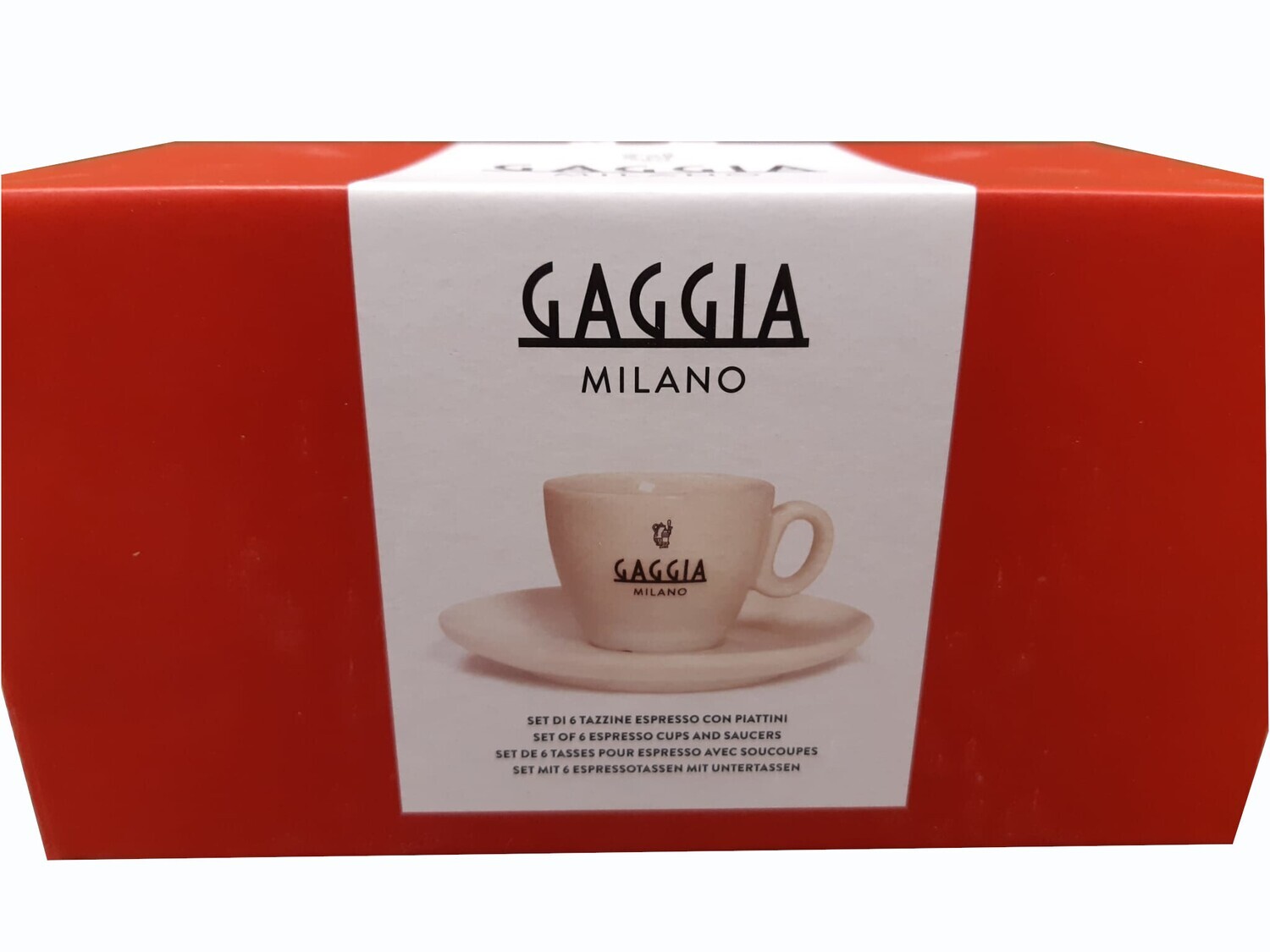 Gaggia Set of 6 Espresso Cups