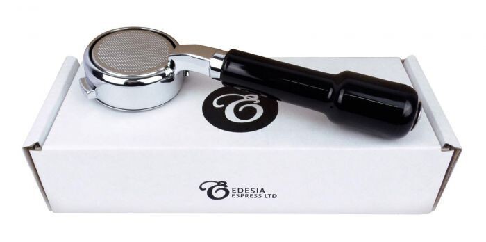 Edesia Bottomless Portafilter for Gaggia 58mm Espresso Machines - 21g Basket