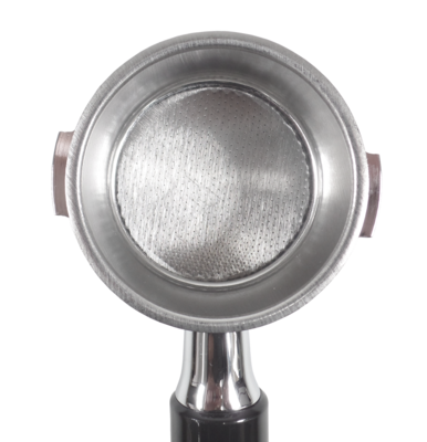 Saeco 53mm Pressurized Portafilter Brass Chrome Filter Holder