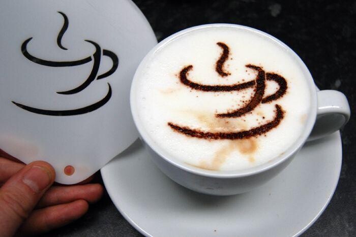 Coffee Cup Stencil