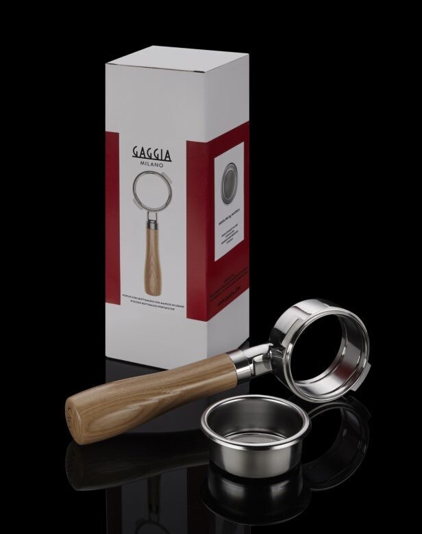 Gaggia Ash Wood Bottomless Portafilter 58MM Gaggia Ash Wood Bottomless Portafilter 58MM